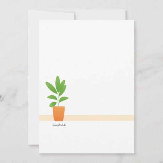 Party Einladung (Rückseite)