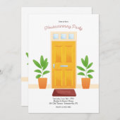 Party Einladung (Vorne/Hinten)