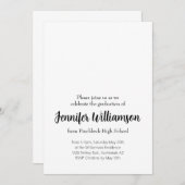 Party Einladung (Vorne/Hinten)