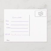 Party Einladung (Rückseite)