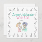 Party Einladung (Vorne/Hinten)