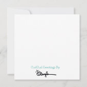 Party Einladung (Rückseite)