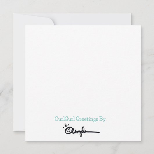 Party Einladung (Rückseite)