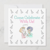 Party Einladung (Vorderseite)