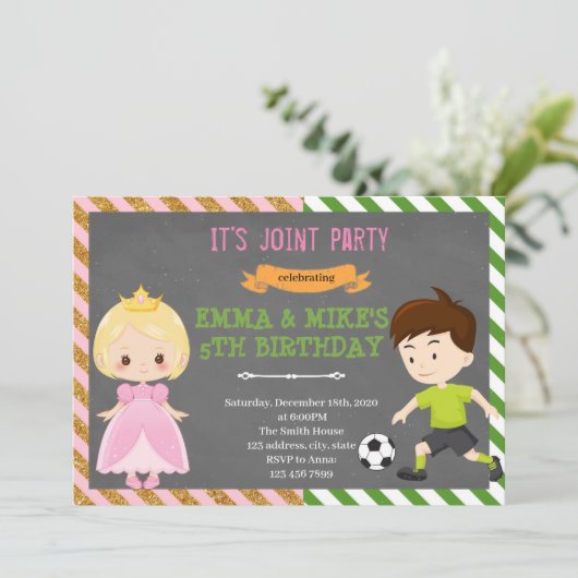 Party Einladung (Stehend Vorderseite)