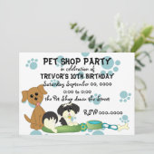 Party Einladung (Stehend Vorderseite)