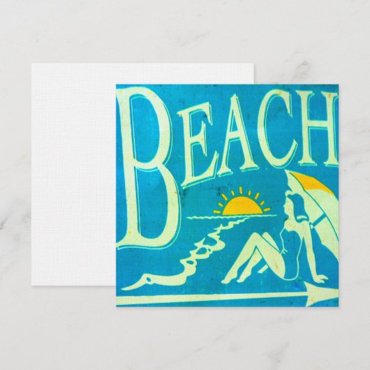 Party Einladung (Vorne/Hinten)