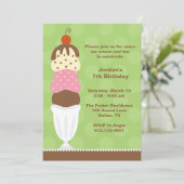 Party Einladung (Stehend Vorderseite)