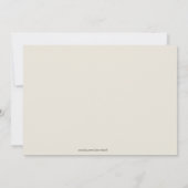 Party Einladung (Rückseite)