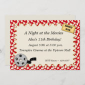 Party Einladung (Vorne/Hinten)