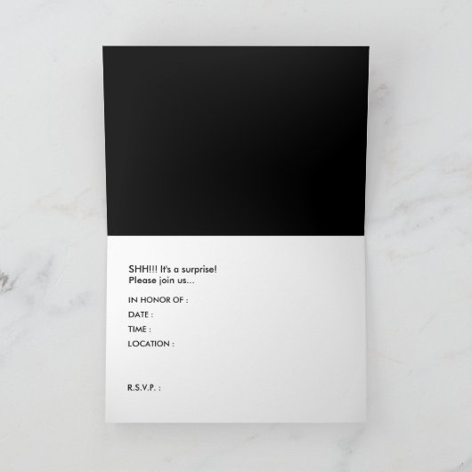 Party Einladung (Innenseite)