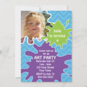 Party Einladung (Vorderseite)