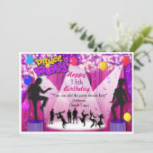 Party Einladung (Stehend Vorderseite)