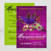 Party Einladung (Vorne/Hinten)