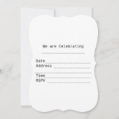 Party Einladung (Rückseite)