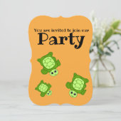 Party Einladung (Stehend Vorderseite)