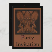 Party Einladung (Vorne/Hinten)