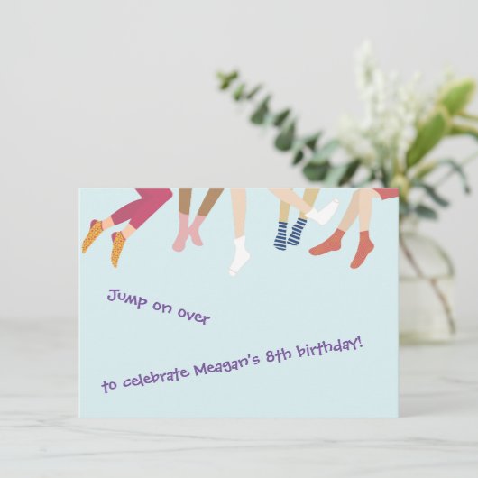 Party Einladung (Stehend Vorderseite)