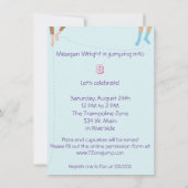 Party Einladung (Rückseite)