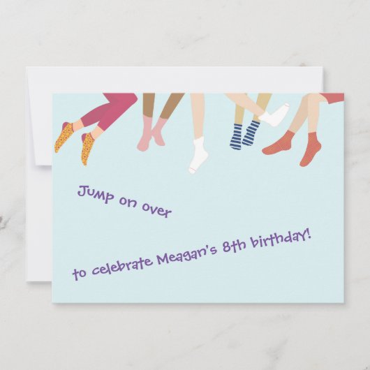 Party Einladung (Vorderseite)