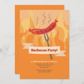 Party Einladung (Vorne/Hinten)