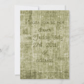 Party Einladung (Rückseite)