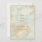 Party Einladung (Rückseite)