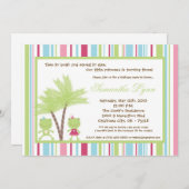 Party Einladung 12x18 Frosch-Prinz-Prinzessin (Vorne/Hinten)