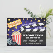 Party Einladung, Abend Einladung (Stehend Vorderseite)