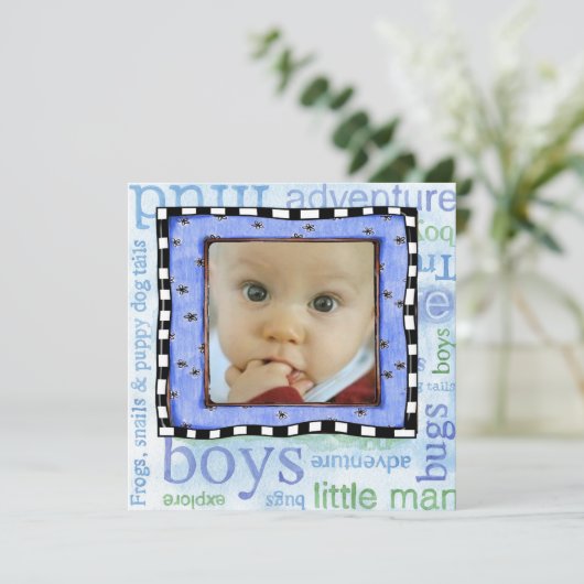 Party Einladung am Adoption (Stehend Vorderseite)