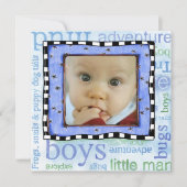 Party Einladung am Adoption (Vorderseite)