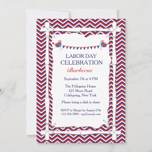 Party Einladung am Arbeitstag (Vorderseite)