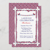 Party Einladung am Arbeitstag (Vorne/Hinten)