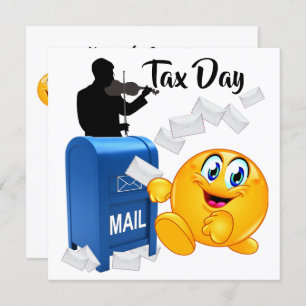 Party Einladung am Steuertag