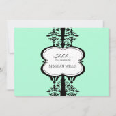 Party Einladung "April in Paris" (Vorderseite)