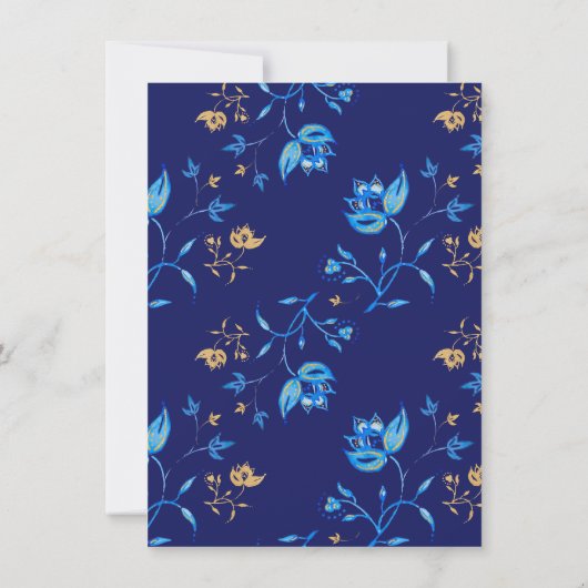 Party Einladung Arabian Nights (Rückseite)