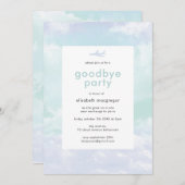 Party Einladung auf Wiedersehen (Vorne/Hinten)