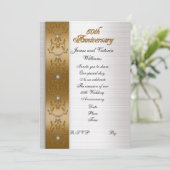 Party Einladung aus 50 Jahren (Stehend Vorderseite)