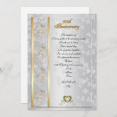 Party Einladung aus 50 Jahren (Vorne/Hinten)