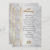 Party Einladung aus 50 Jahren (Vorne/Hinten)