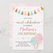 Party Einladung aus Baumwolle (Vorne/Hinten)