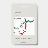 Party Einladung Ausweis (Rückseite)