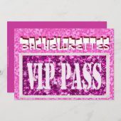 Party Einladung Bachelorette (Vorne/Hinten)