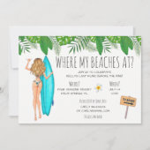 Party Einladung Bachelorette (Vorderseite)