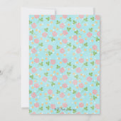 Party Einladung Ballerina (Rückseite)