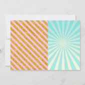 Party Einladung Ballerina Karate (Rückseite)