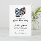 Party Einladung bei Ausschreibungen oder Bows Gesc (Stehend Vorderseite)