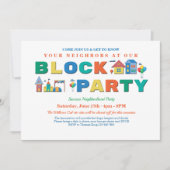 Party Einladung blockieren (Vorderseite)