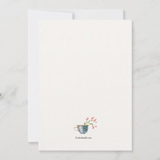 Party Einladung buchen (Rückseite)