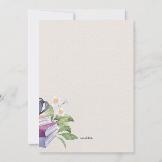 Party Einladung buchen (Rückseite)